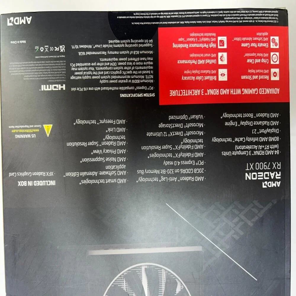 XFX Speedster MERC310 AMD Radeon RX 7900 XT 20GB GDDR6 Graphics Card - Picture 3 of 3